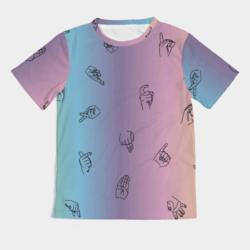 Svenska handalfabet barn t-shirt